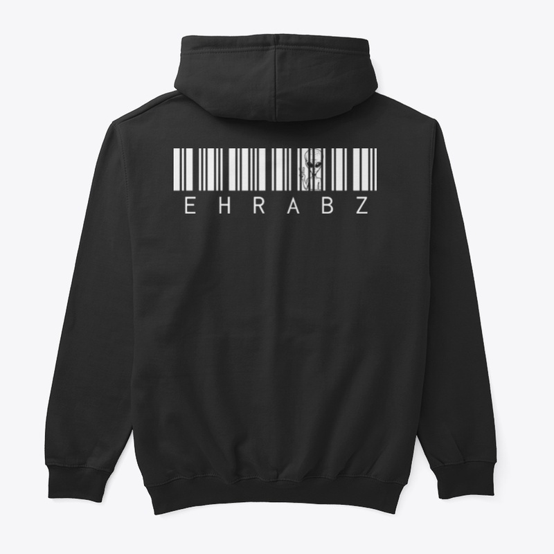 White Barcode Hoodie