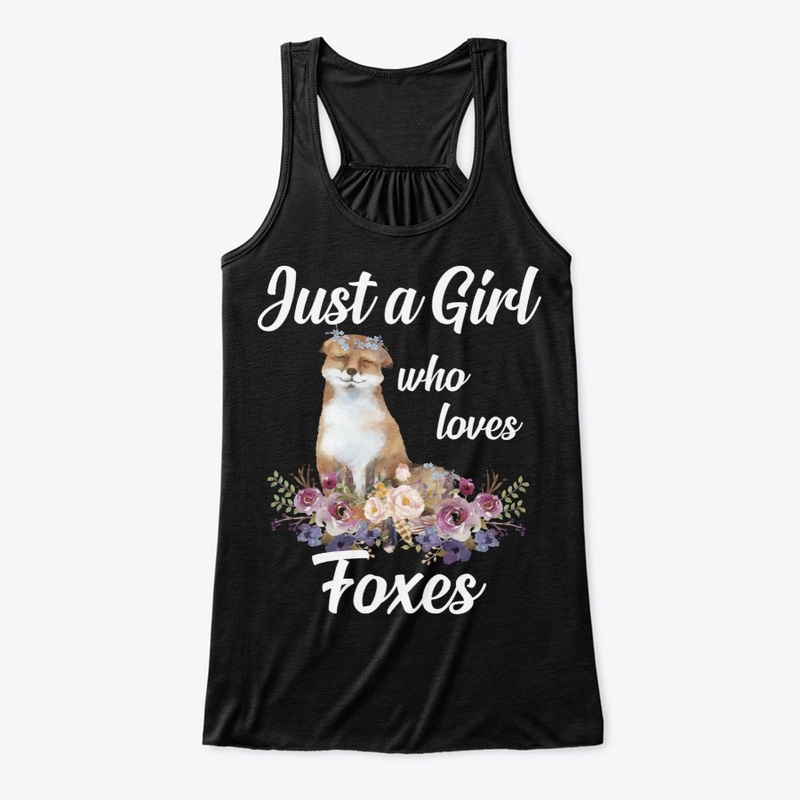 Girl Loves Foxes Flower Style