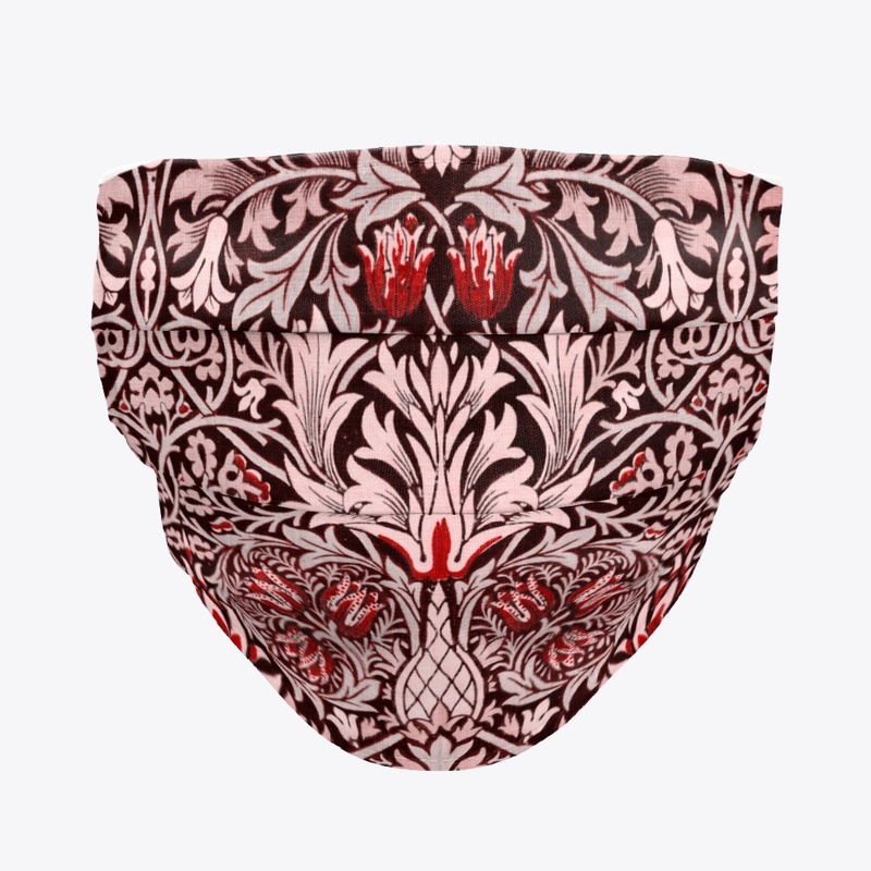 Face Mask - Abstract Wolf Motif