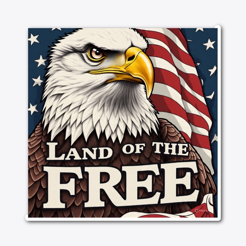 Land of the free for t shirt design