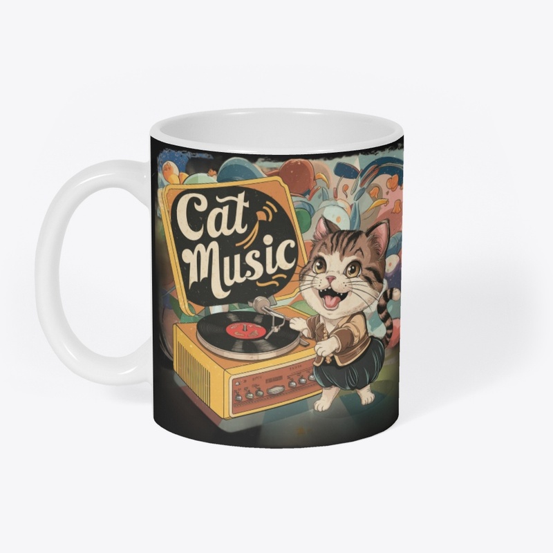 Cat vintage Music 