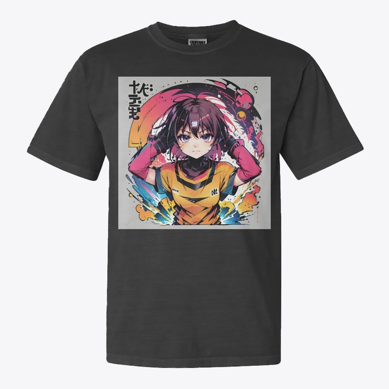 Cyberpunk Anime Warrior
