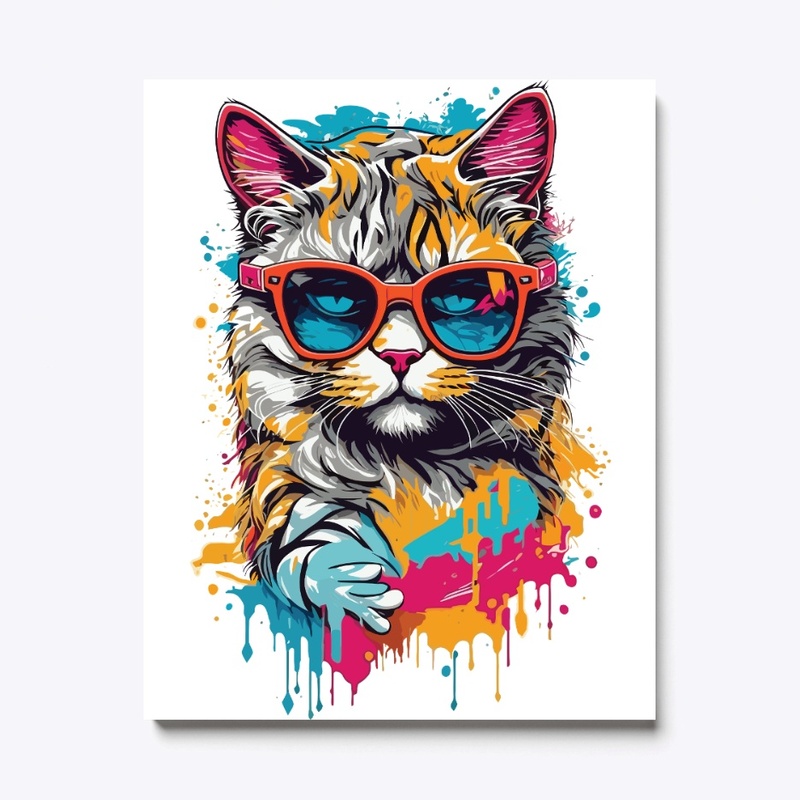 flat face cool cat