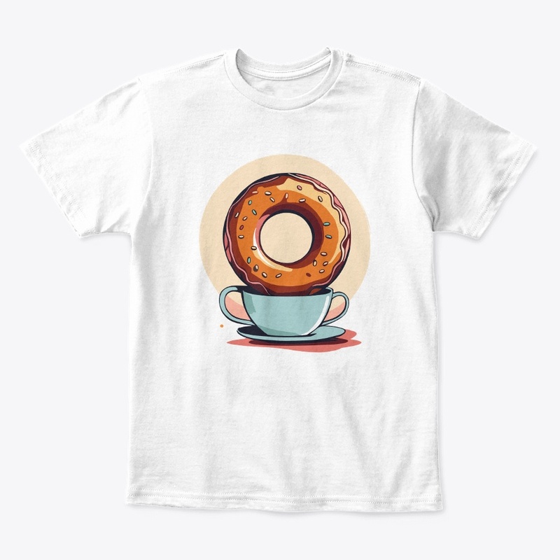 illustration donut print 