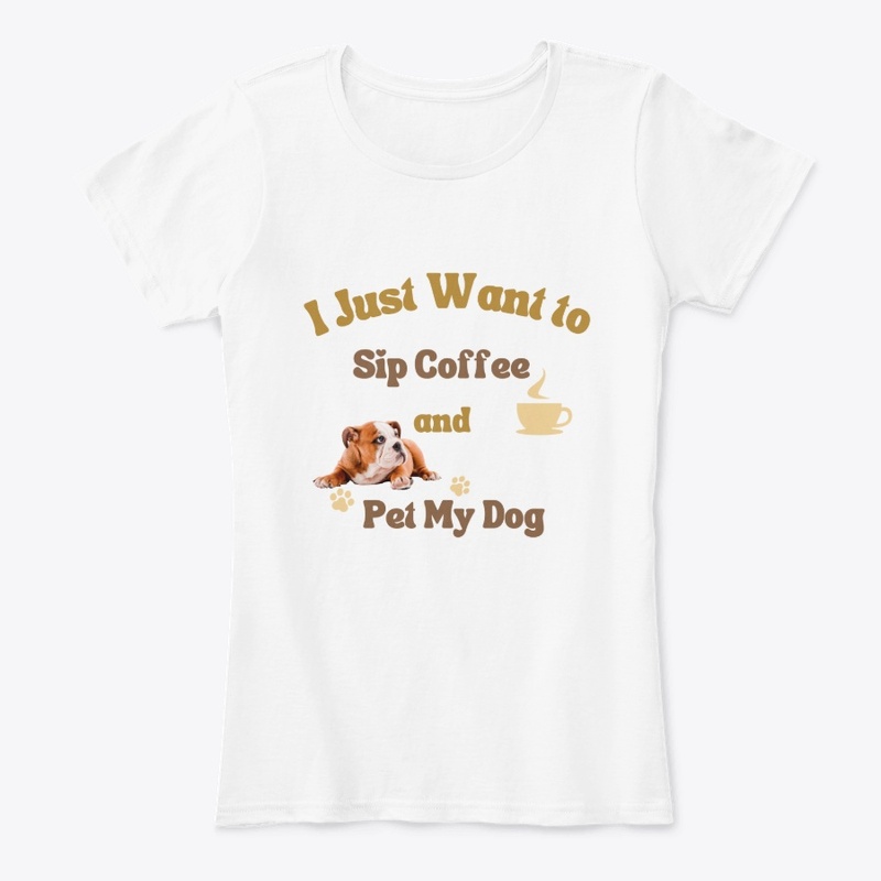 Coffee and my Dog print 
