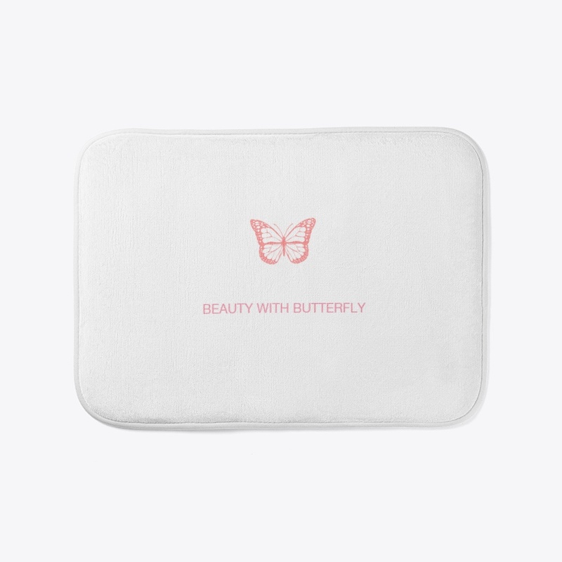 "Beauty with Butterfly Pink Hoodie"