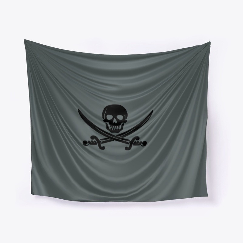 Skull pirate and sword design