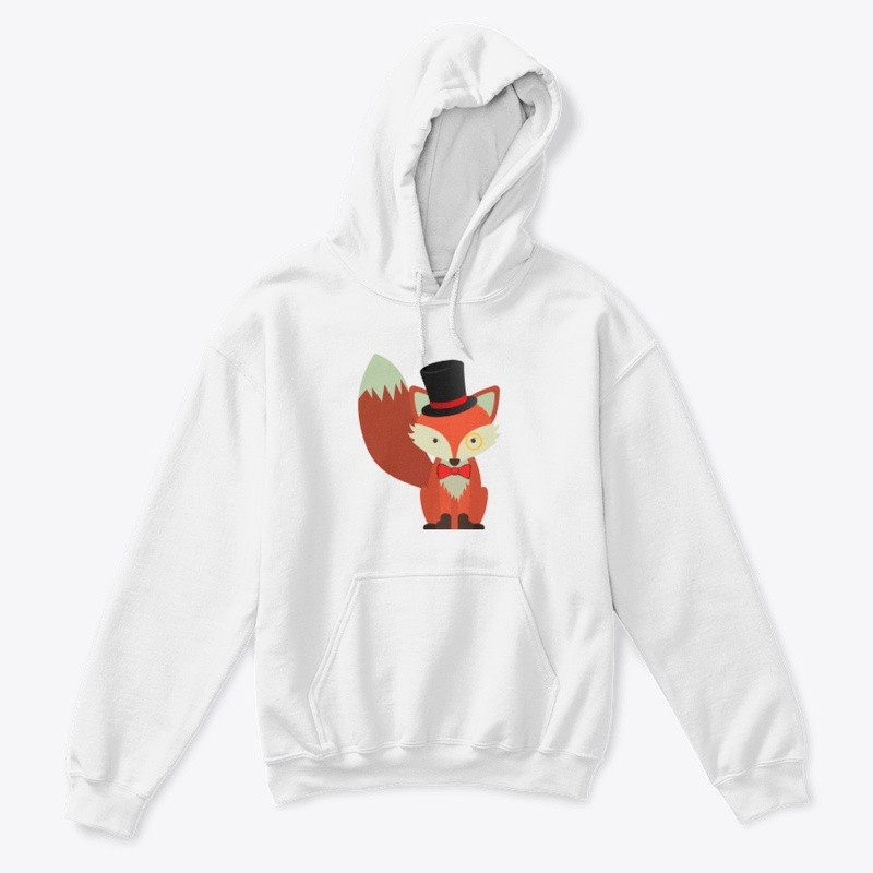 One Smart Fox with Top Hat and Monocle