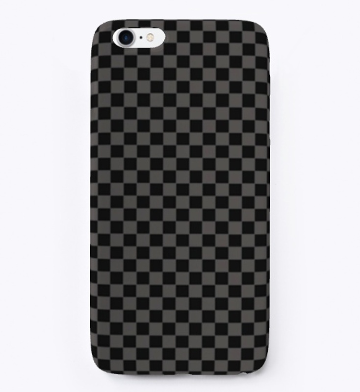 Chequers Black and Grey Design
