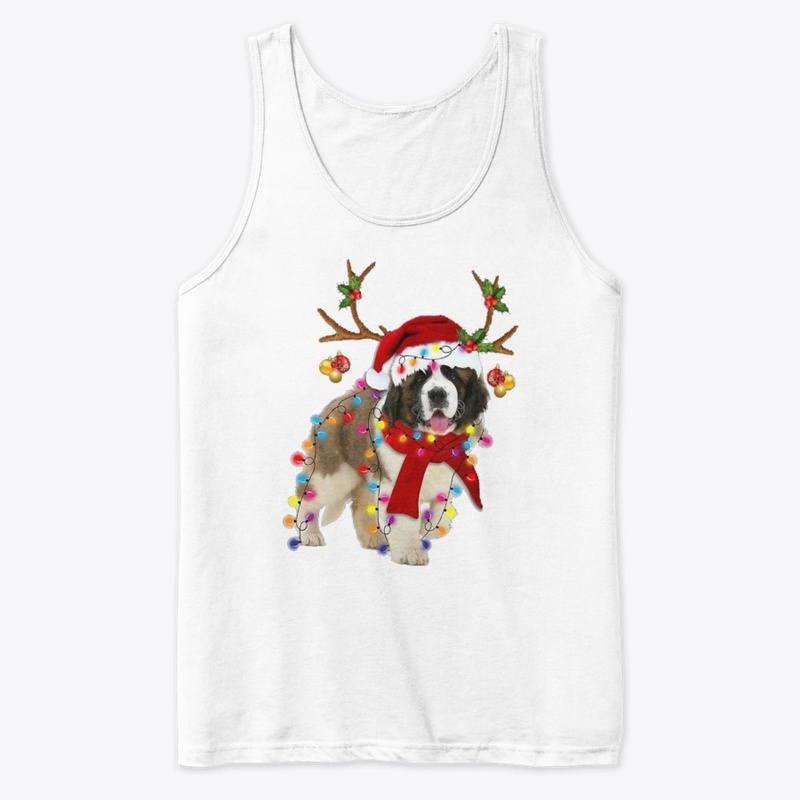 SAINT BERNARD CHRISTMAS NEW T SHIRT