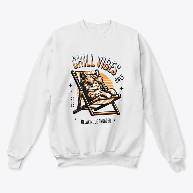 Illustrative Retro Crewneck Sweatshirt