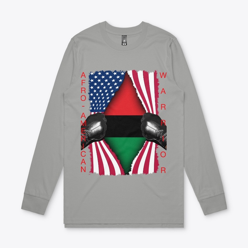 AMERICAN AFRICAN Long Sleeve T-SHIRT