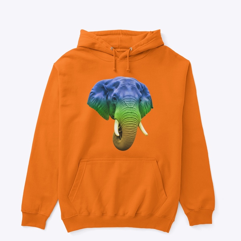 Multi-coloured Elephant