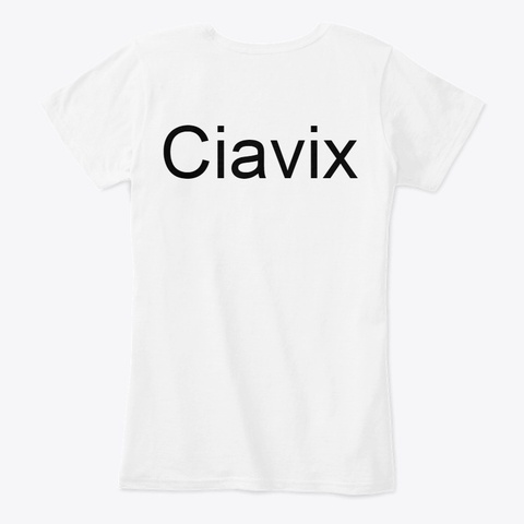 Ciavix White T-Shirt Back