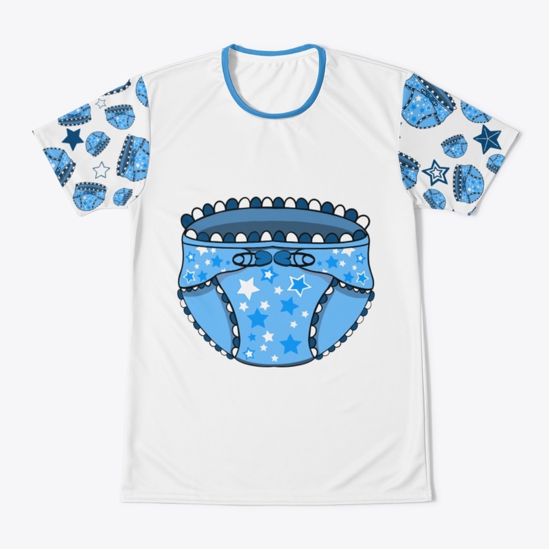 Blue Diaper print collection