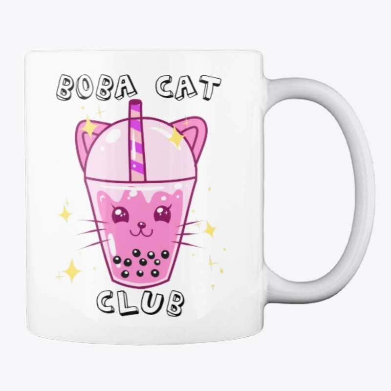 Boba Cat Pink