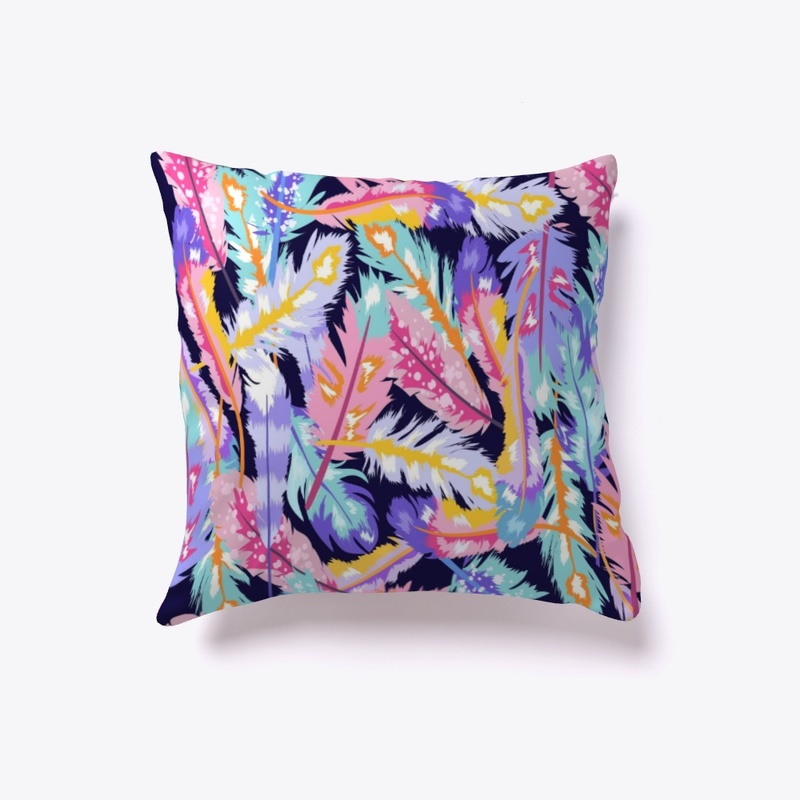  Boho Feather Pattern Design