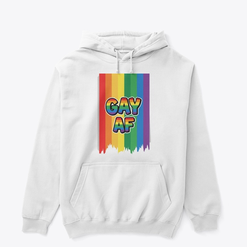  "Gay AF" Rainbow Flag Design