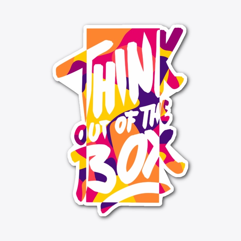 Think Out Of The Box Slogan Street Wear