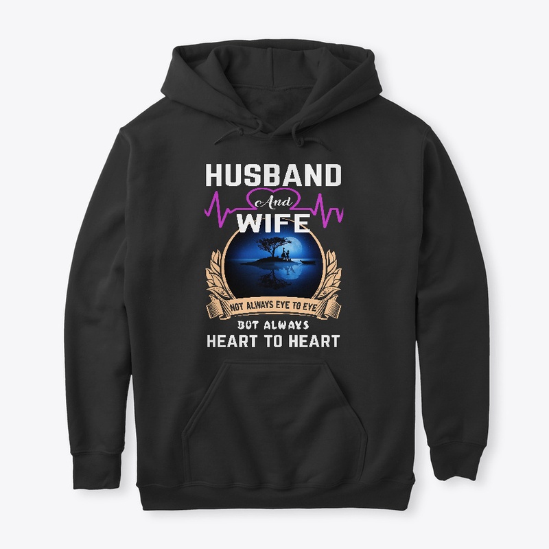 Husband and wife, heart to heart