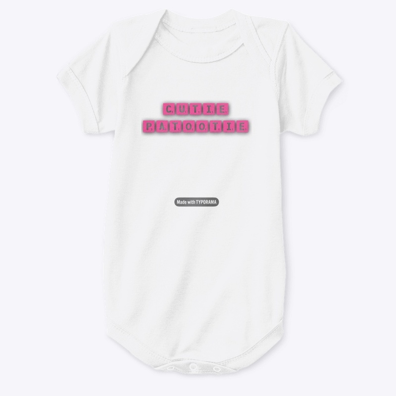 Cutie Patootie BabyGrow