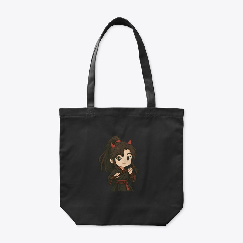 Wei Wuxian Chibi Art|Flute & Demon Horns