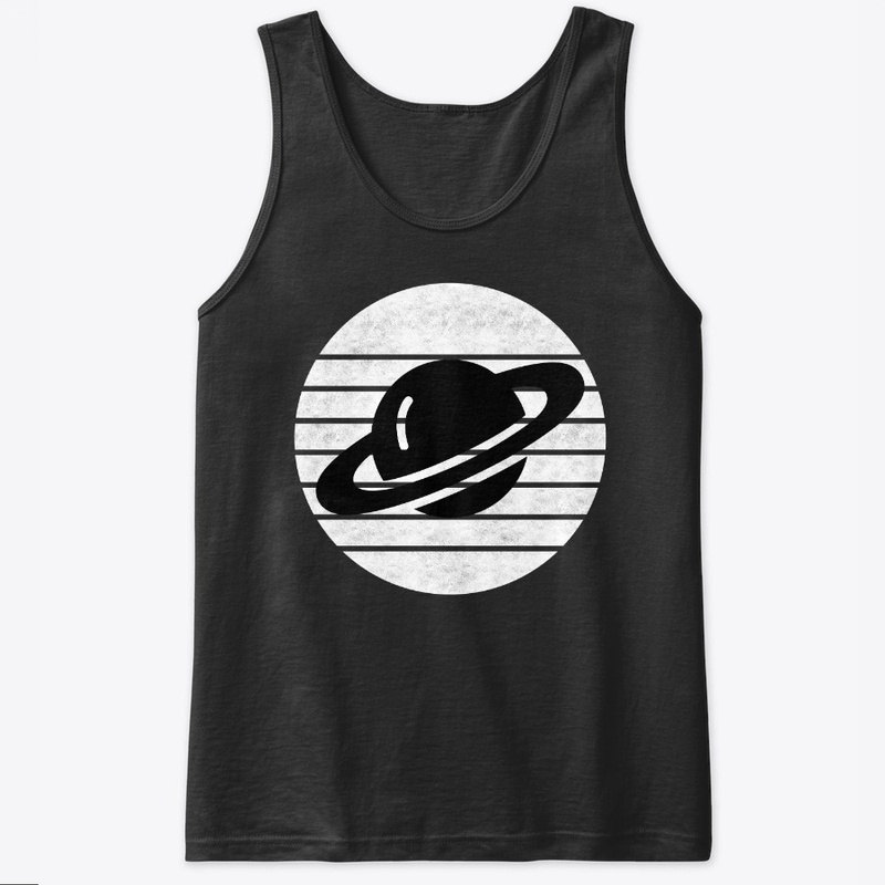 Astronomer Saturn Vintage Sunset 