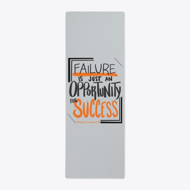 Failure is Just...Yoga Mat