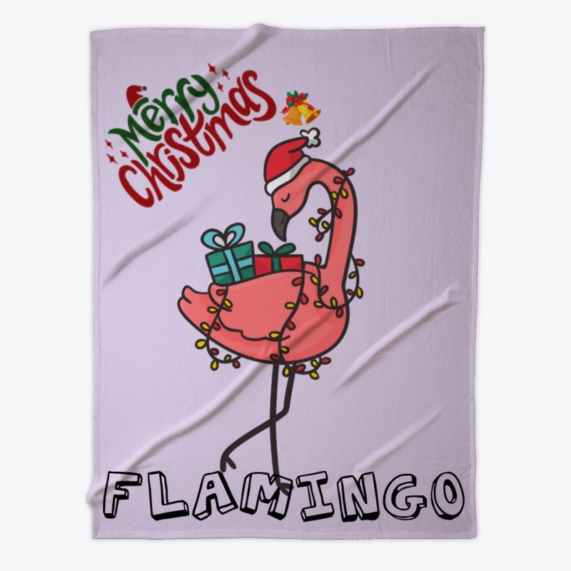 Christmas Flamingo Graphic | Made in USA