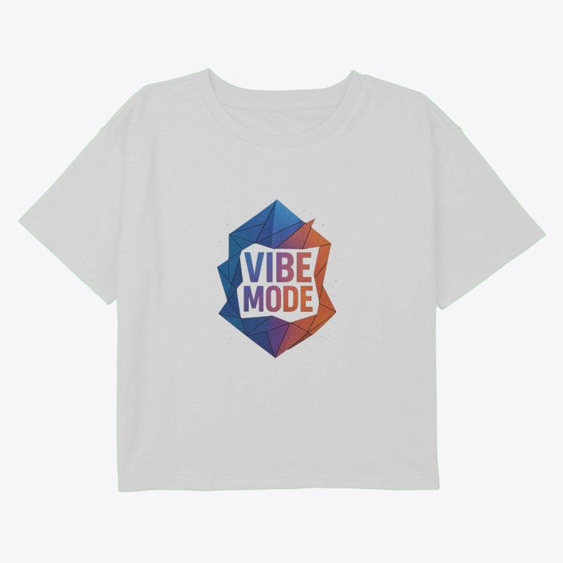 VIBE MODE Geometric Casual T-Shirt