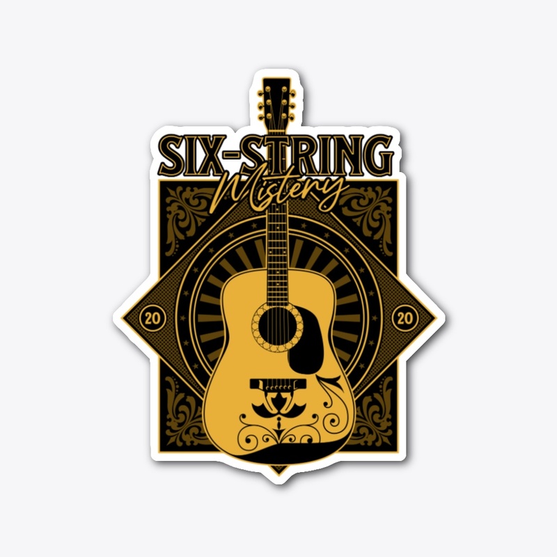 Six String Mystery Guitar Graphic Merch