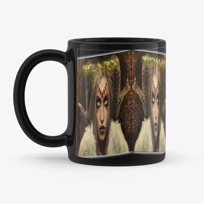 Scary Woman drinkware