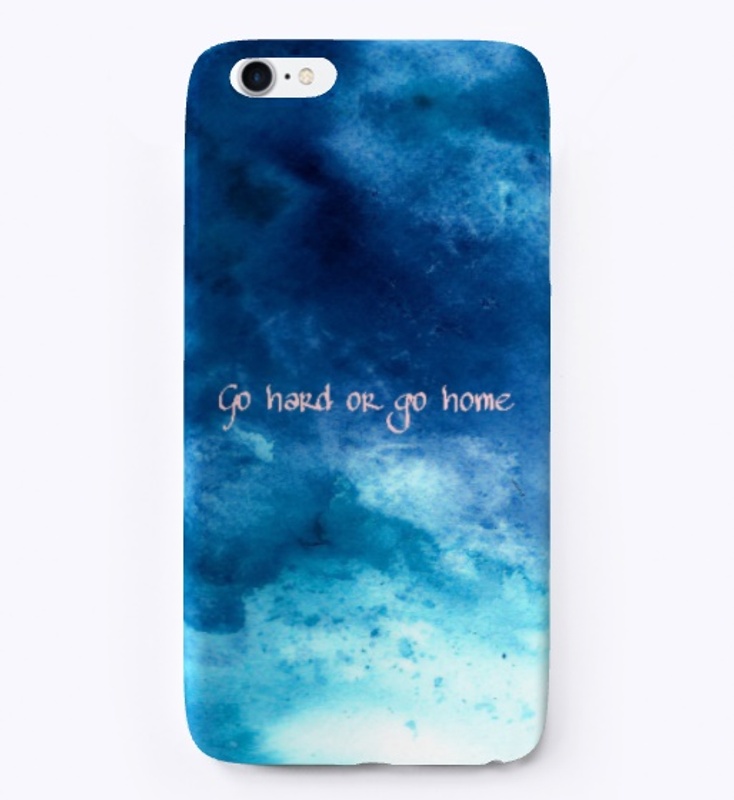 tie dye  go hard or go home - unisex