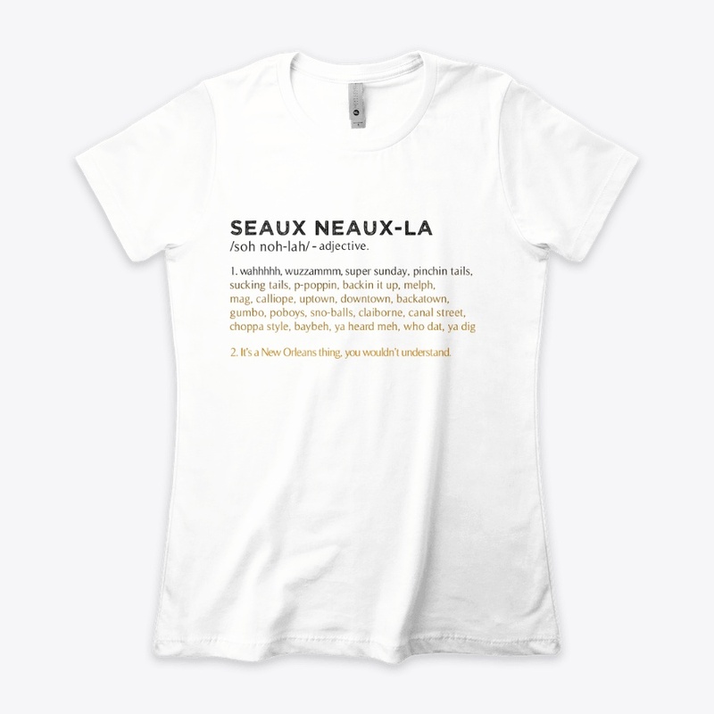 Seaux Neaux-la (So NOLA) Gold and Black 