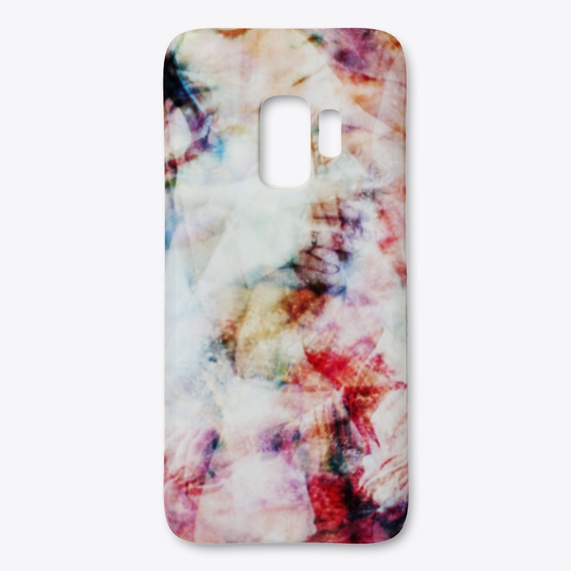 Abstract Tropical Patchwork Pattern