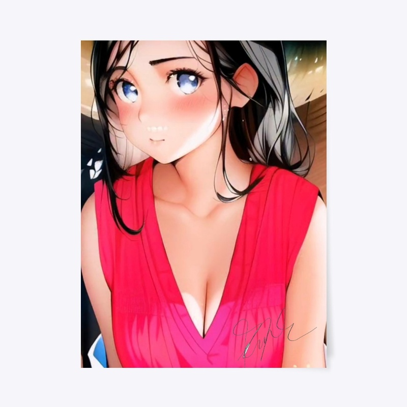 Anime Manga Themed Teen Girl