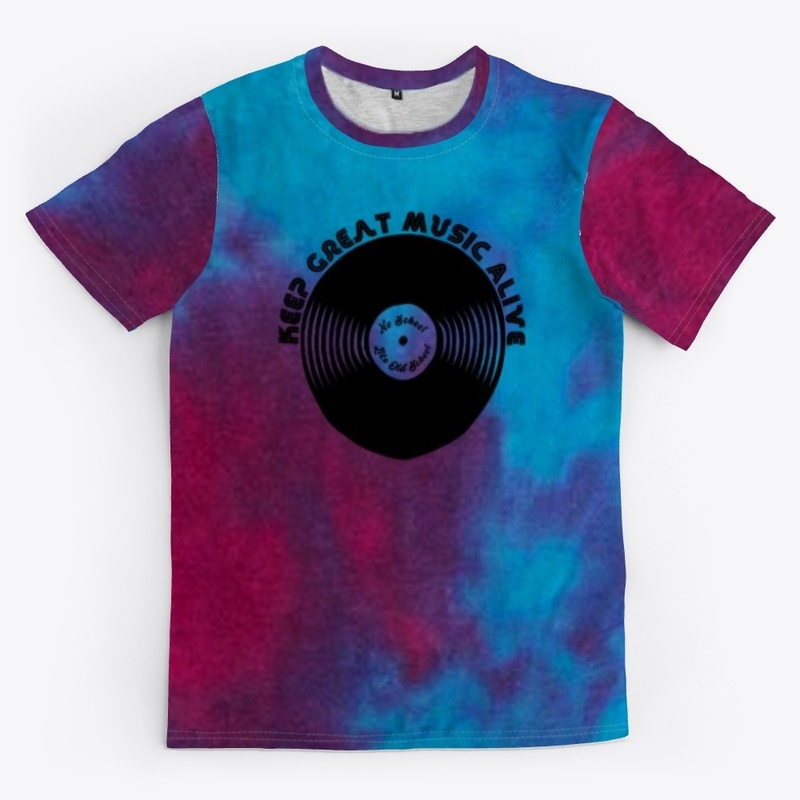 BLUE & PURPLE TIE DYE GREAT MUSIC | BLK 