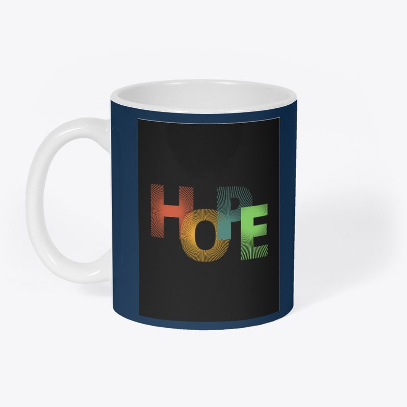  "HOPE Graphic Black T-Shirt: Inspiring