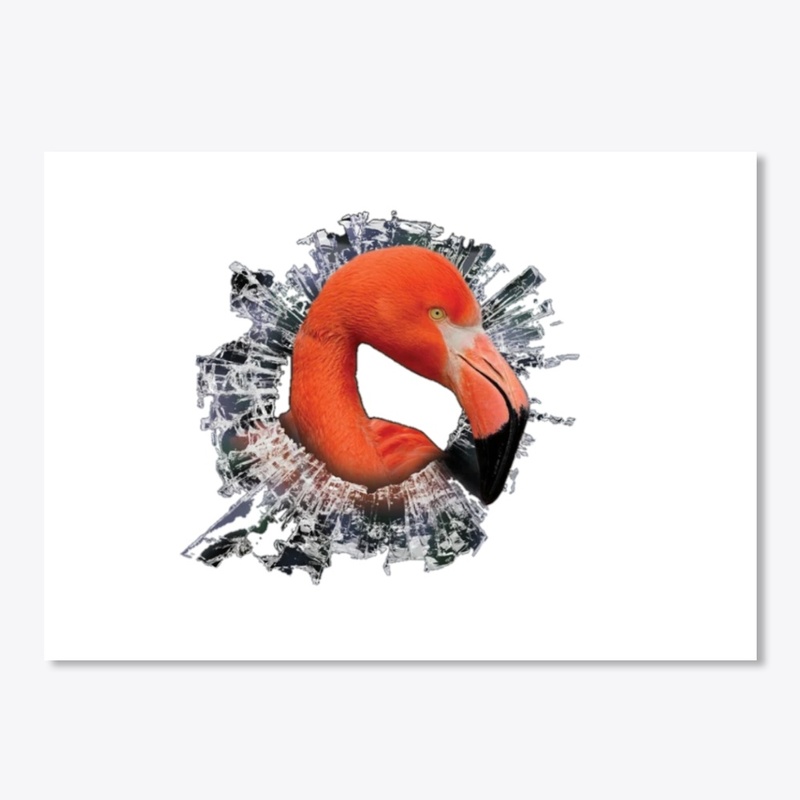 Flamingo stickers