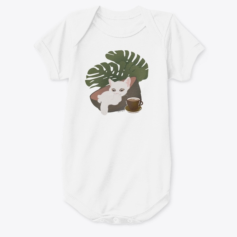 White Cat Coffee and her Montera Plant