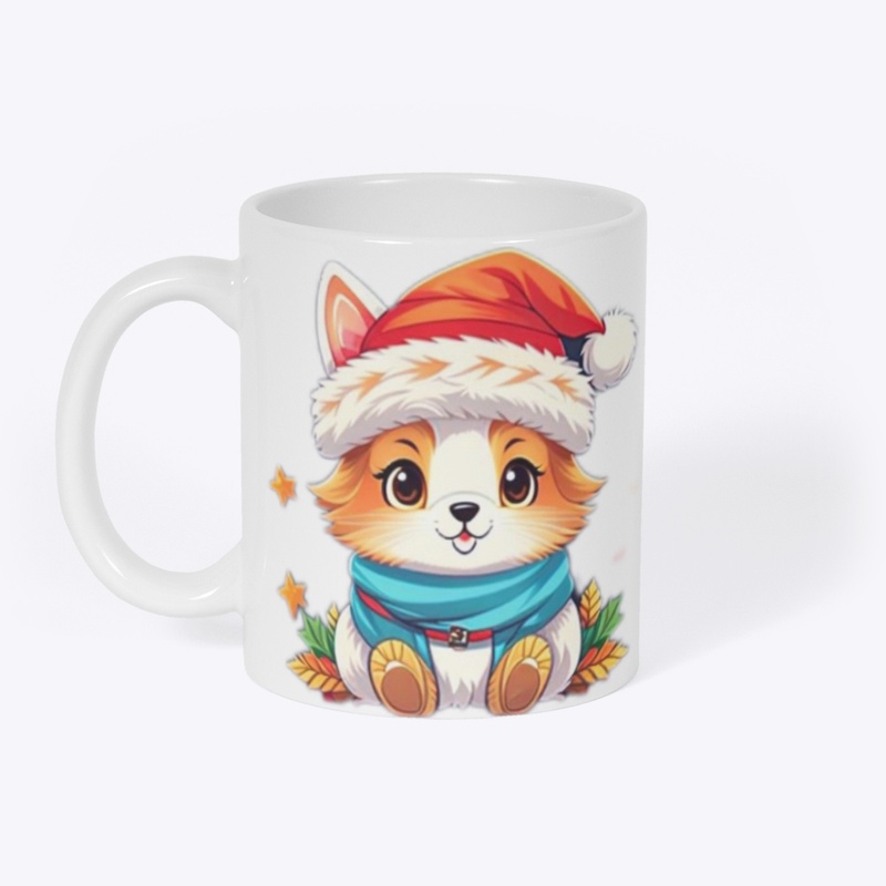 Santa’s Little Helper Dog Christmas Mug