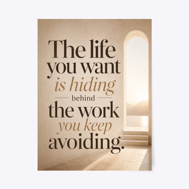 Stop Avoiding The Work Print