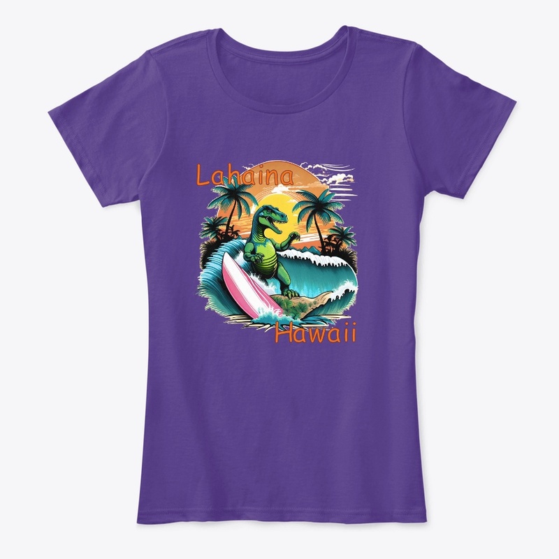 Surfing Dino Lahaina