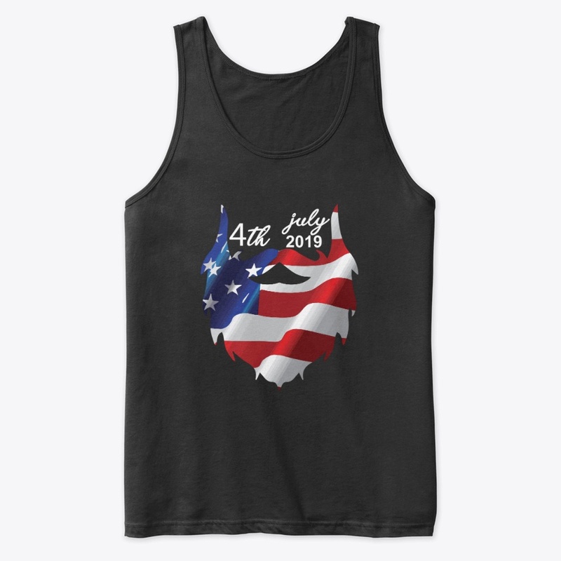 USA Anniversary Beard Lover's T-Shirt