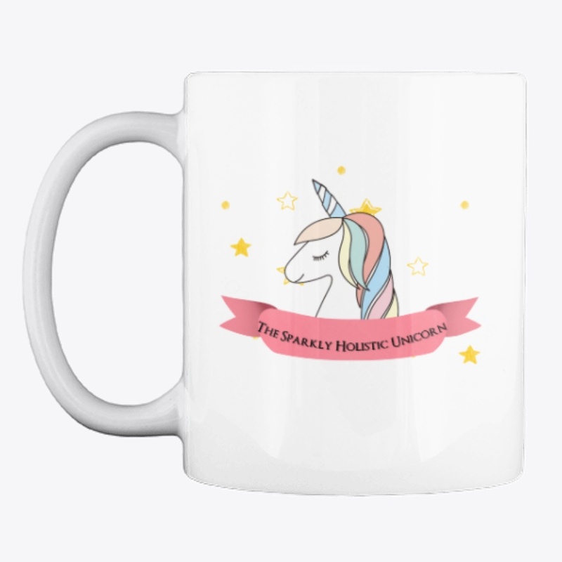 The sparkly holistic unicorn phone case