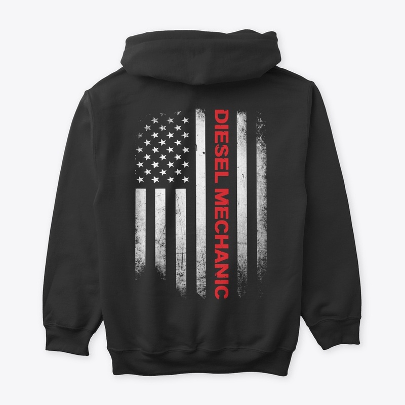 Diesel Mechanic US Flag Shirt
