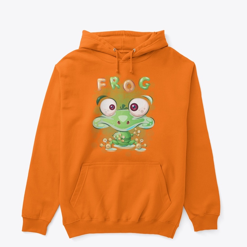 Green Frog T-Shirt Print