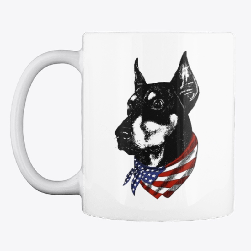 Doberman With Bandanna T Shirt
