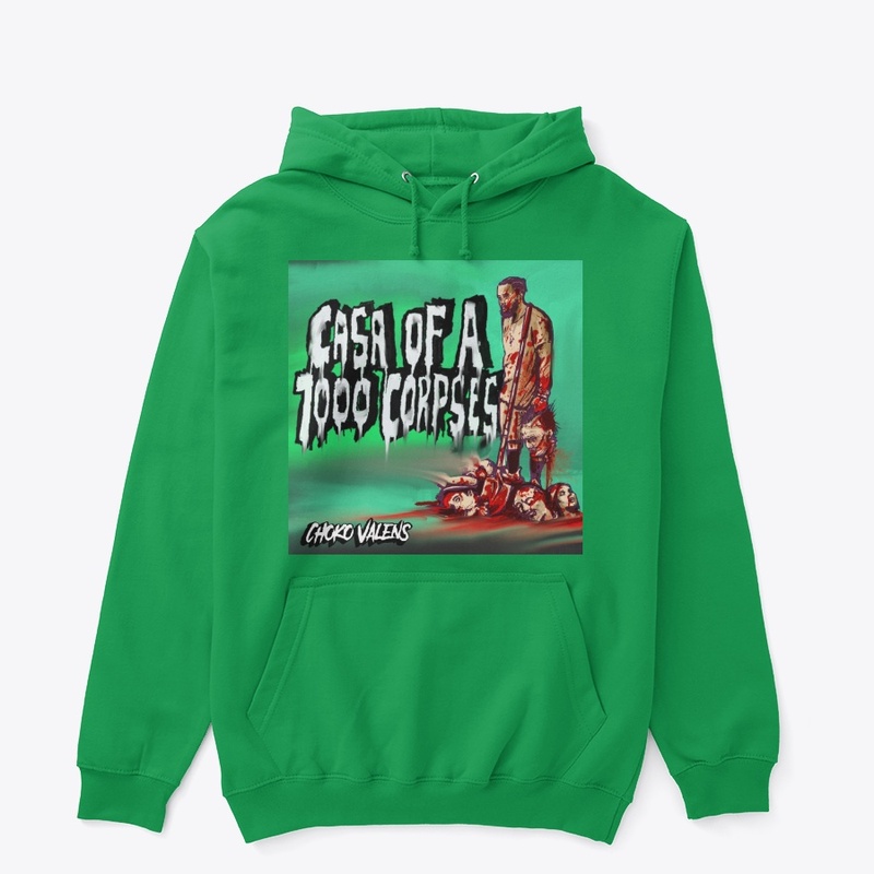 green cromeface x choco hoodie