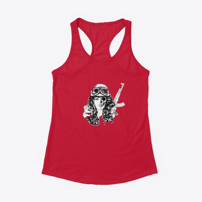 Soldier Girl - Women's Racerback Tank